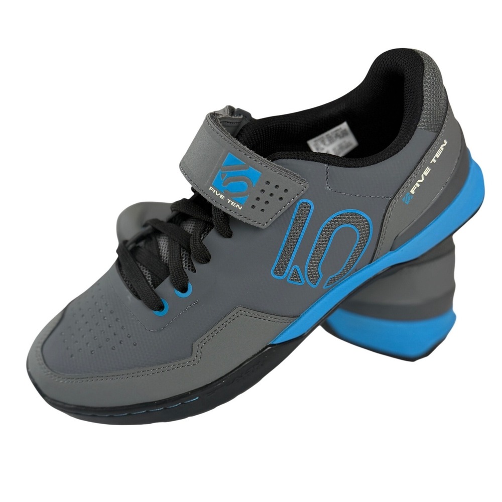 Five Ten Freerider MTB Shoes Woman's  10.5 Gray Blue Cycling‎ Flat Pedal NWT